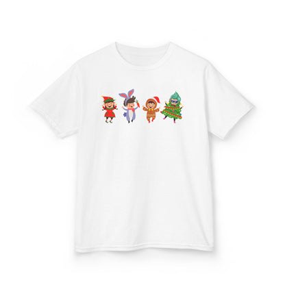 Kids Heavy Cotton™ Tee - Super kiddo in christmas tree attire - [[{"value":"Wonderwear Kid"}]]