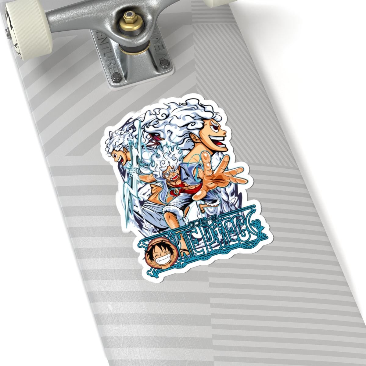 Kiss-Cut Stickers - One piece luffy gear 5 in action