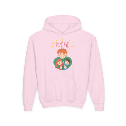 Youth Heavy Blend Hooded Sweatshirt - Daddys love Printify