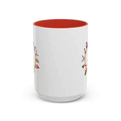 Accent Coffee Mug - We wish you a merry christmas - [[{"value":"Wonderwear Kid"}]]