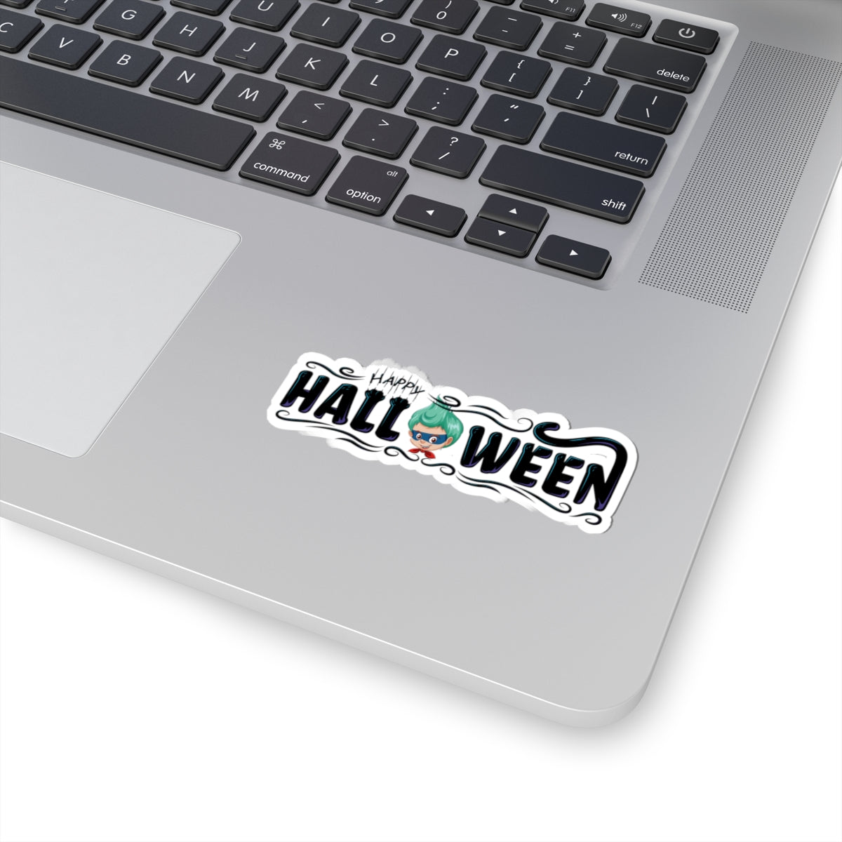 Kiss-Cut Stickers - Happy halloween by super kiddo Printify