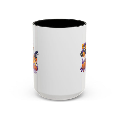 Accent Coffee Mug - Happy halloween trick or treat - [[{"value":"Wonderwear Kid"}]]