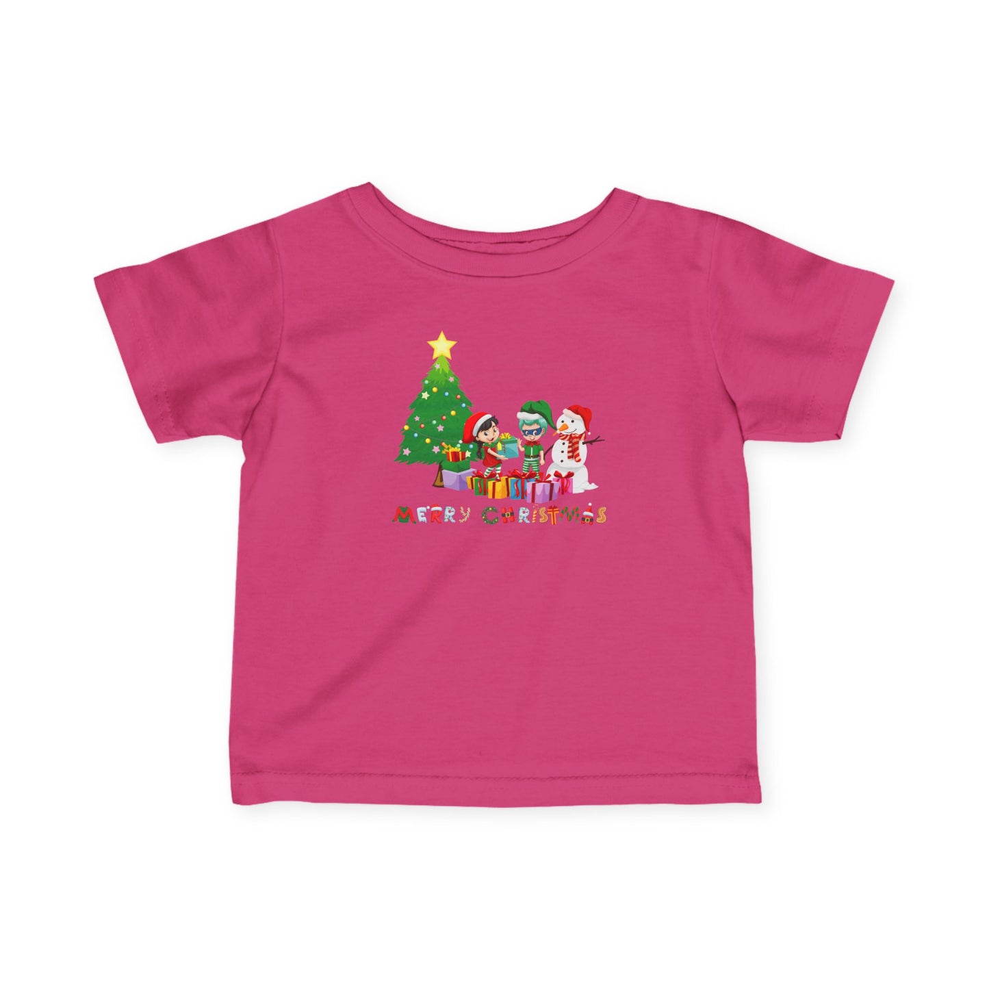 Infant Fine Jersey Tee - Super kiddo preparing gifts - [[{"value":"Wonderwear Kid"}]]