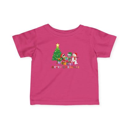 Infant Fine Jersey Tee - Super kiddo preparing gifts - [[{"value":"Wonderwear Kid"}]]
