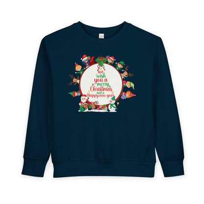 Toddler Sweatshirt - We Wish You a Merry Christmas - [[{"value":"Wonderwear Kid"}]]