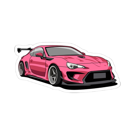 Kiss-Cut Vinyl Decals - Toyota 86 Printify