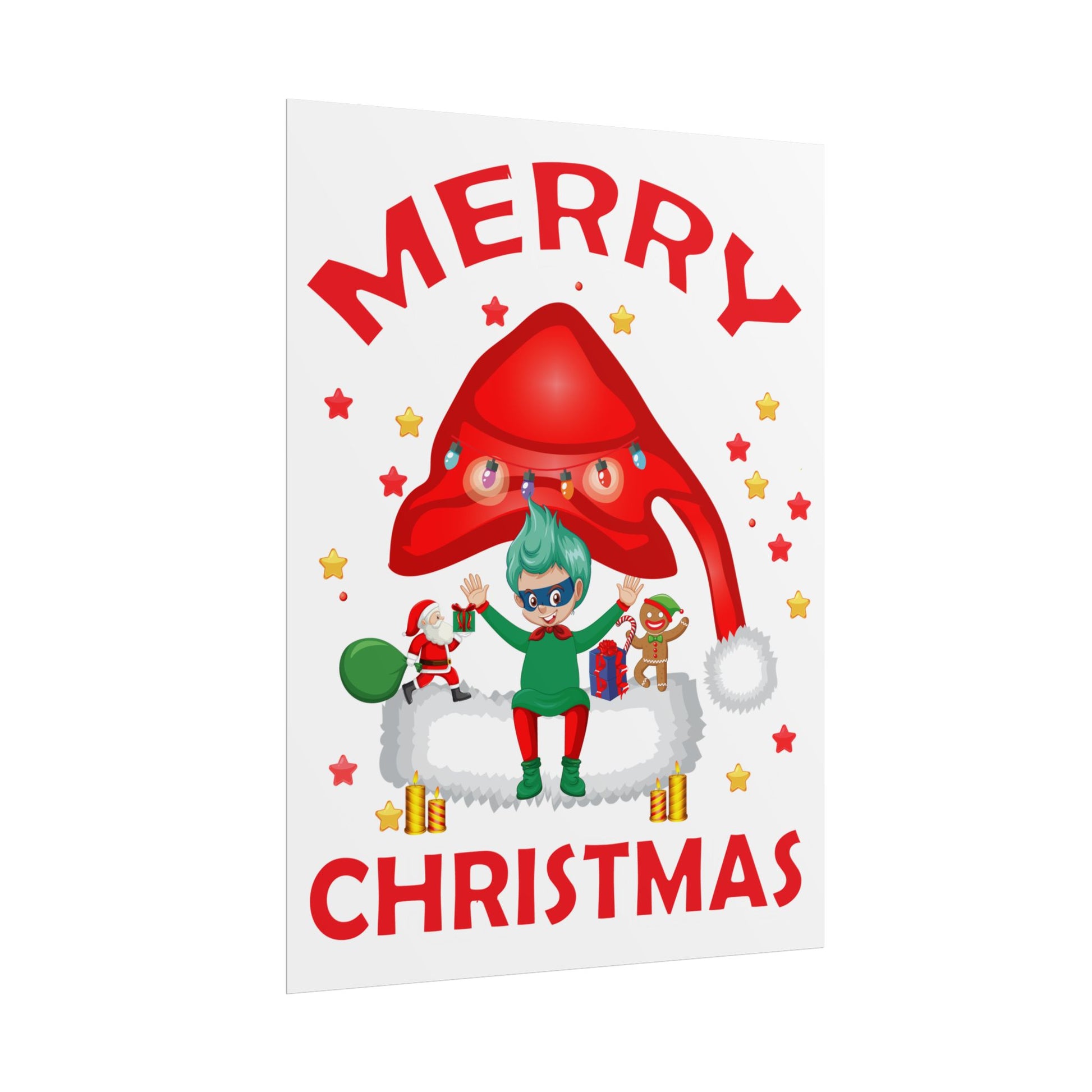 Rolled Posters - Merry christmas - [[{"value":"Wonderwear Kid"}]]