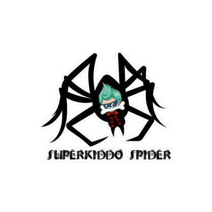 Halloween Kiss-Cut Vinyl Decals – Spider kiddo Printify