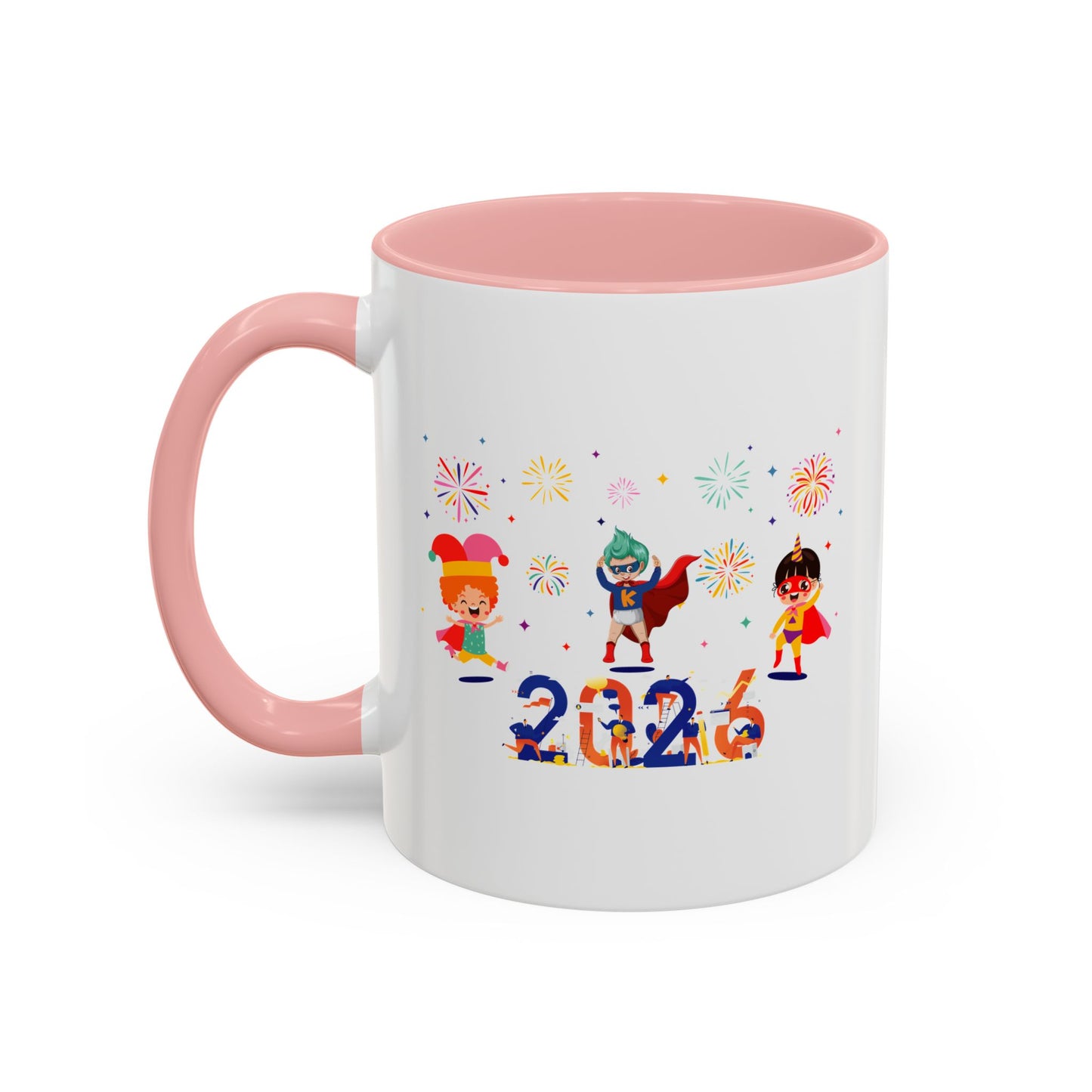 Accent Coffee Mug - Super kiddo and other hero