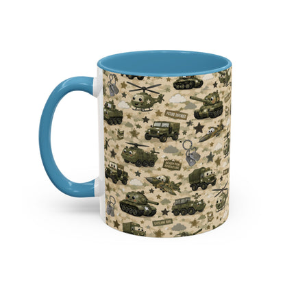 Accent Coffee Mug  (11/15 oz) - Military Kids