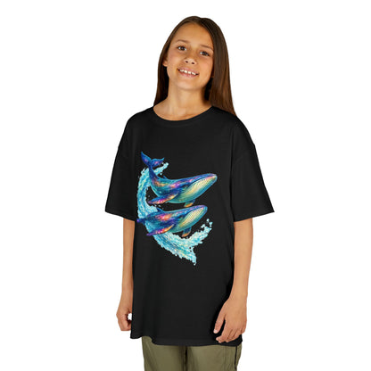Kids Heavy Cotton™ Tee - vibrant whales