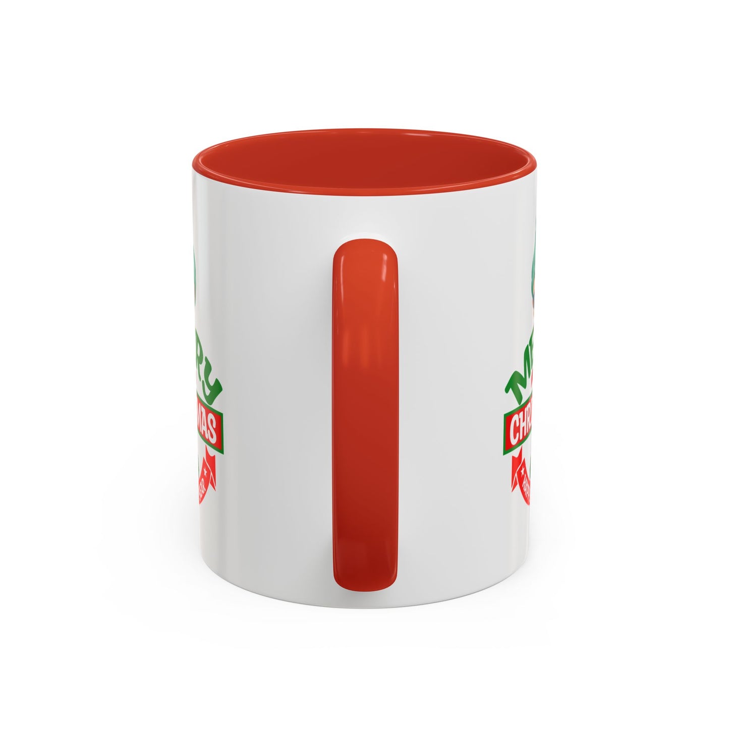 Accent Coffee Mug - Merry chridtmas from super kiddo