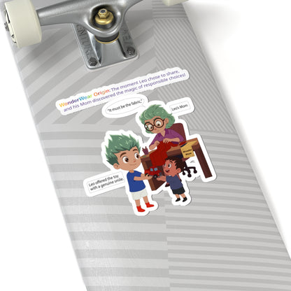 Kiss-Cut Stickers - WonderWear Origin - [[{"value":"Wonderwear Kid"}]]