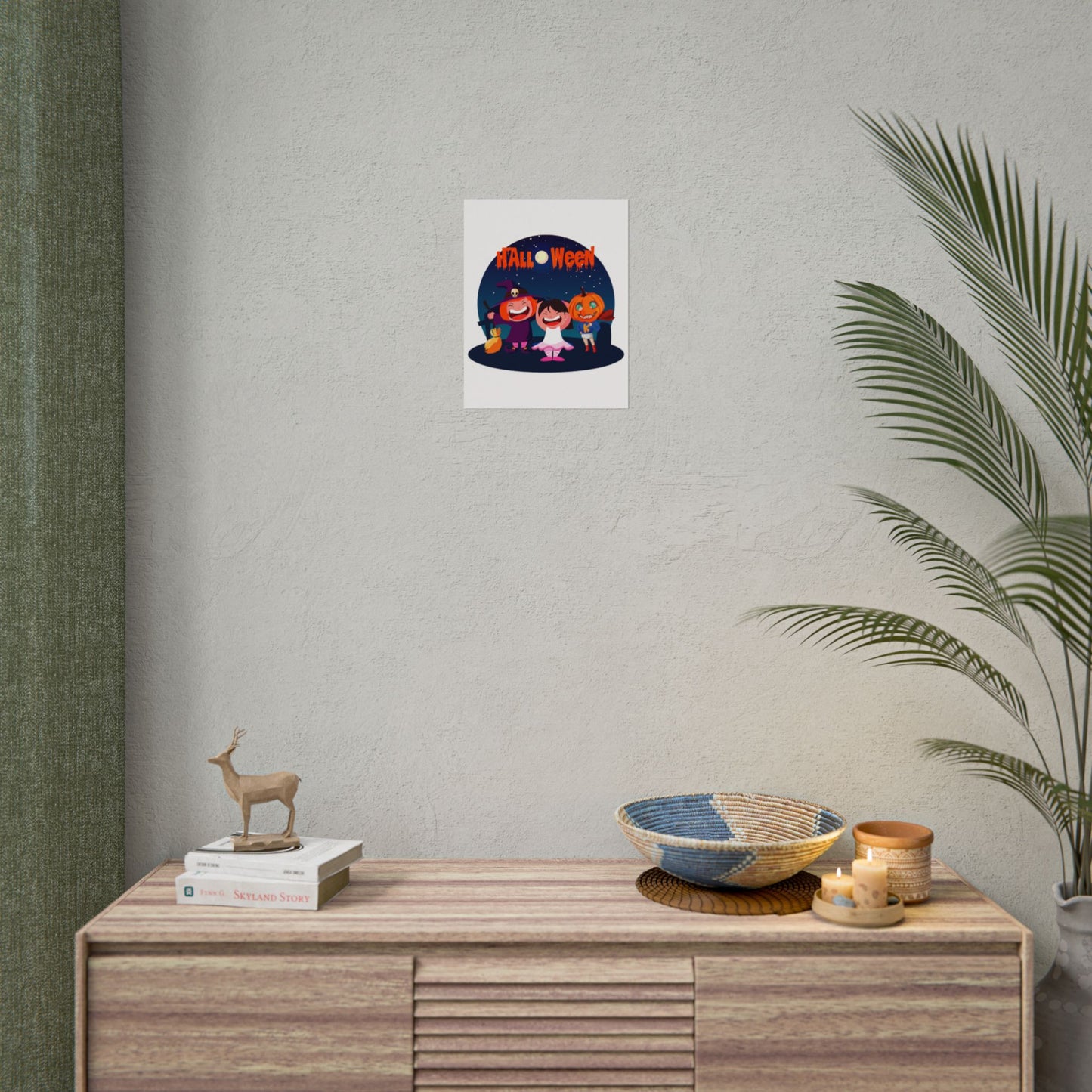 Rolled Posters - Super kiddo wearing pumpkin - [[{"value":"Wonderwear Kid"}]]