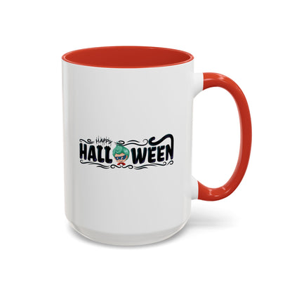 Accent Coffee Mug - Happy halloween by super kiddo Printify
