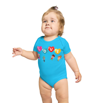 Infant Fine Jersey Bodysuit - Valentines -  Love - [[{"value":"Wonderwear Kid"}]]