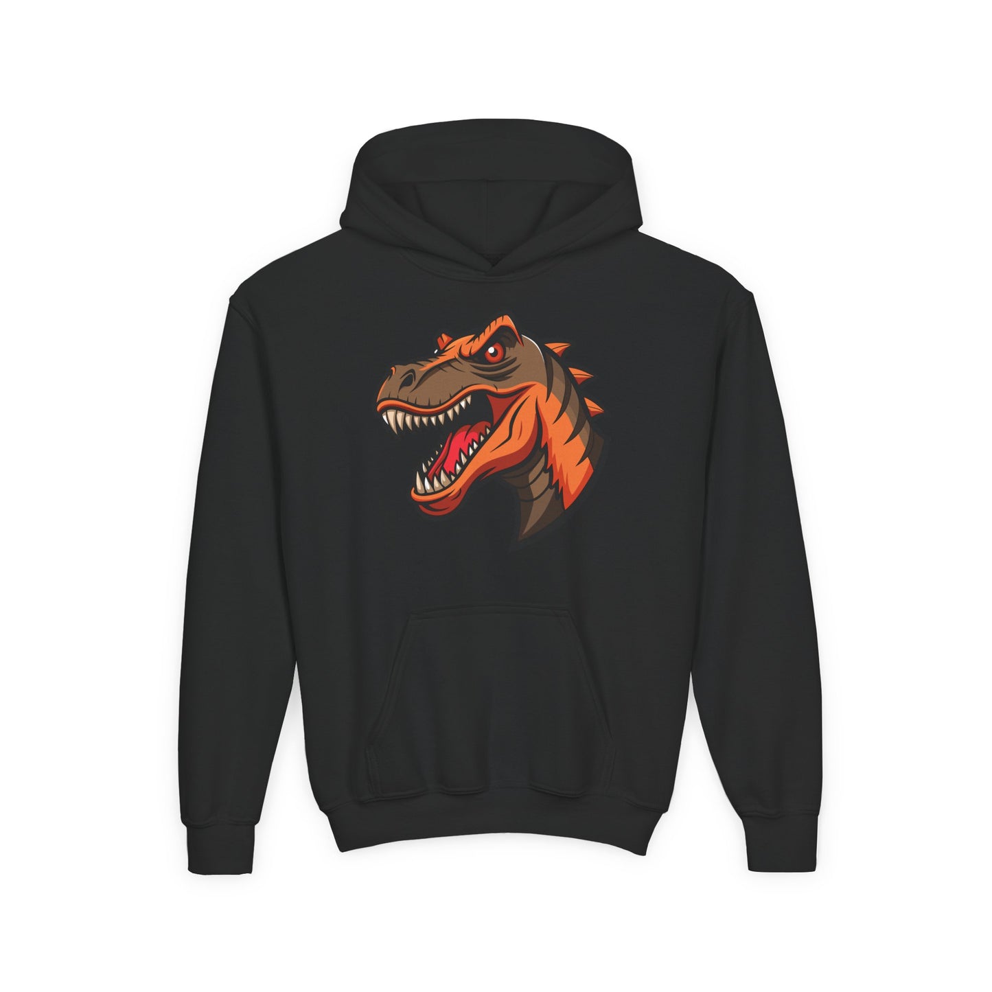 Youth Heavy Blend Hooded Sweatshirt -  Tyrannosaurus rex