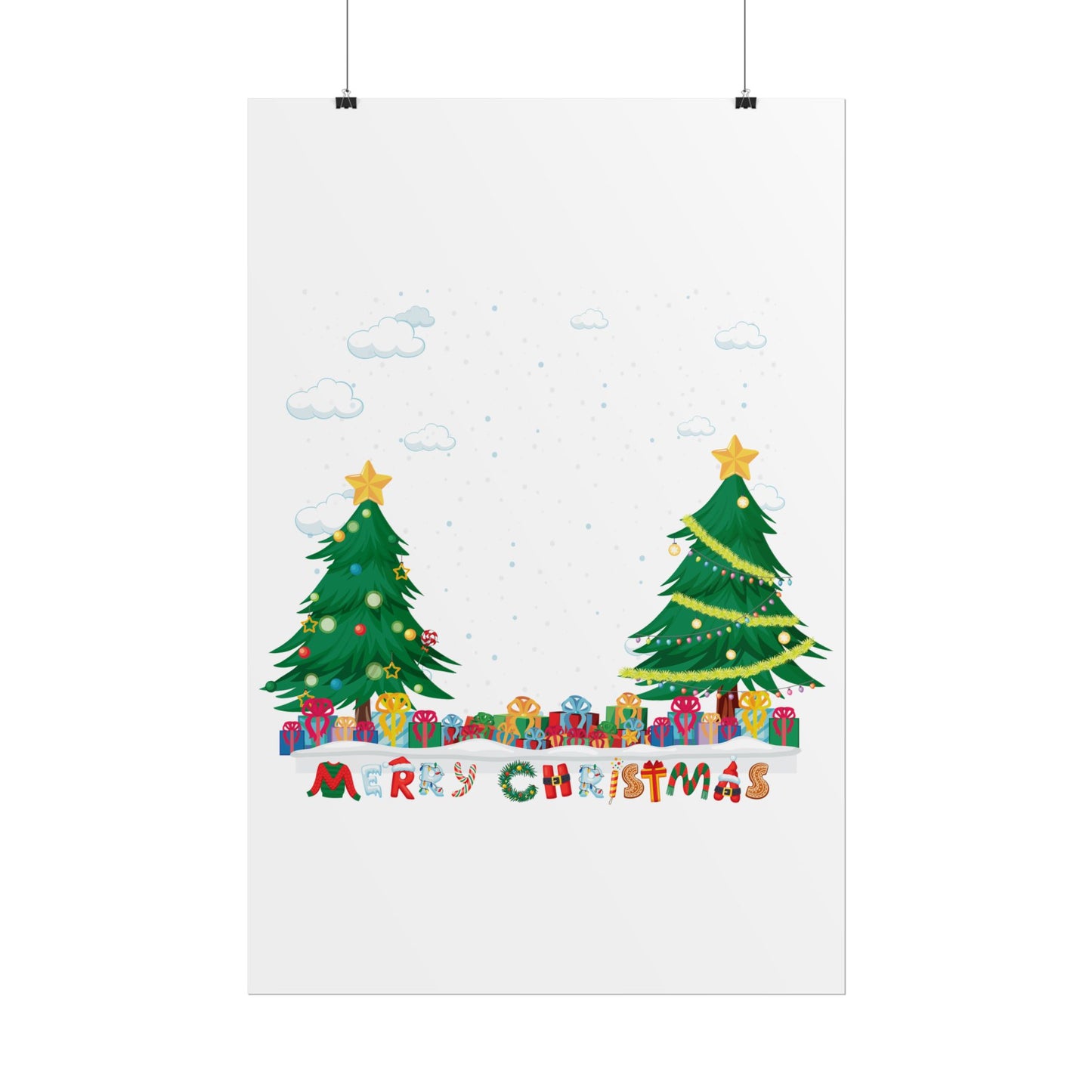 Rolled Posters - Christmas and snowing - [[{"value":"Wonderwear Kid"}]]