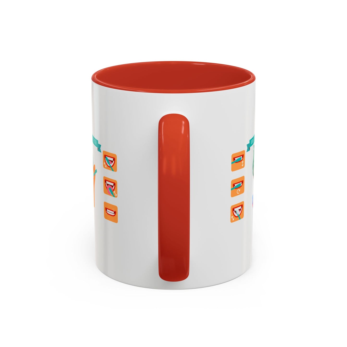 Accent Coffee Mug - Super kiddo how to brush teeth