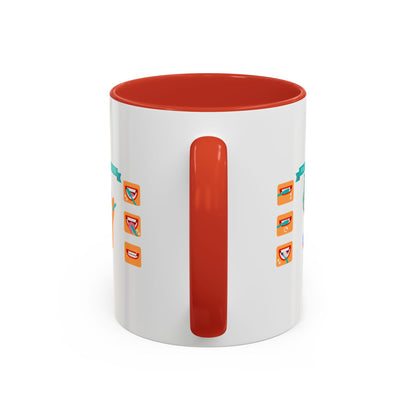 Accent Coffee Mug - Super kiddo how to brush teeth - [[{"value":"Wonderwear Kid"}]]