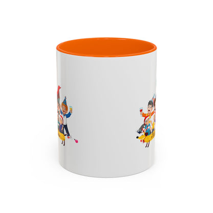 Accent Coffee Mug - Happy new year with friends - [[{"value":"Wonderwear Kid"}]]