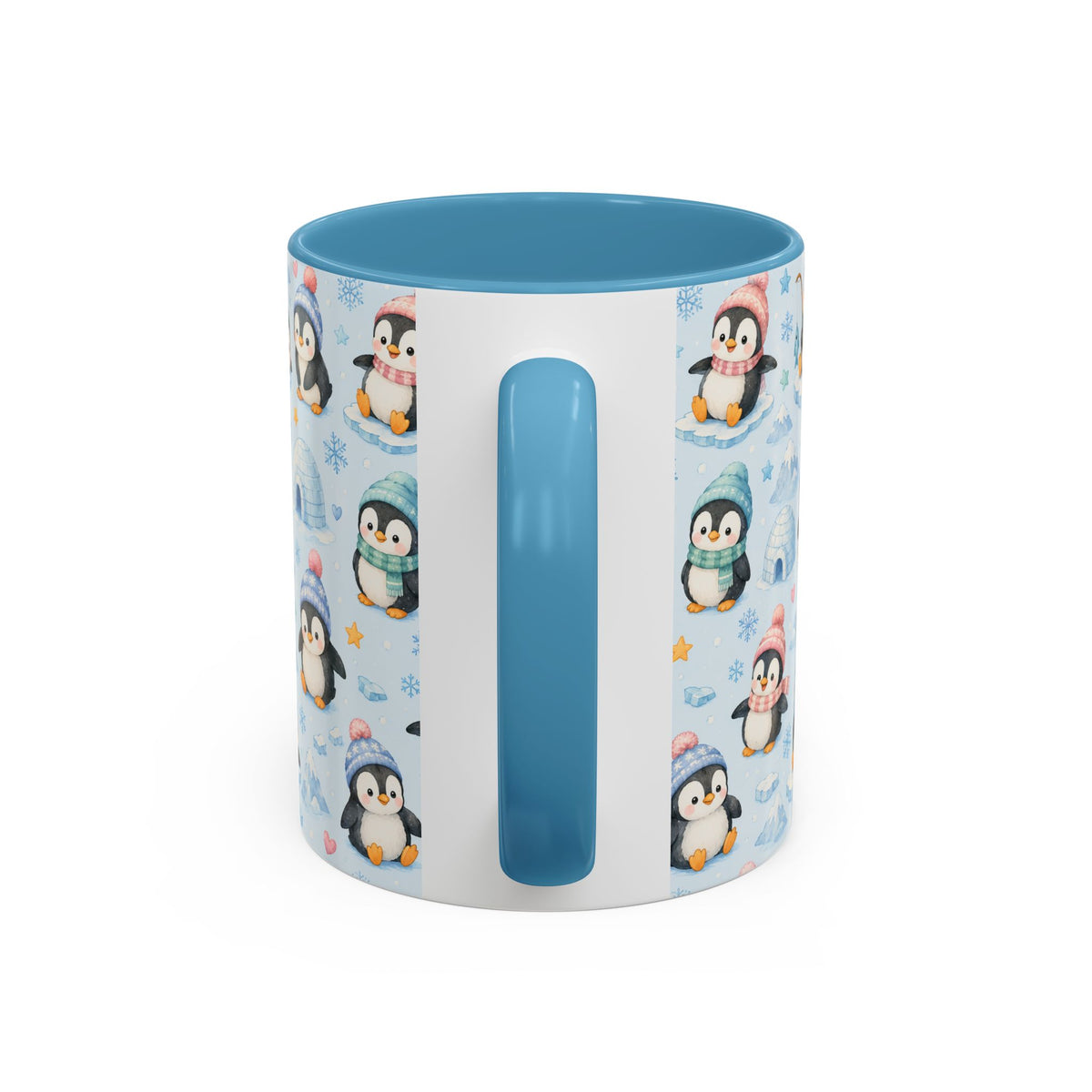 Accent Coffee Mug  (11/15 oz) - Penguin Winter Wonderland