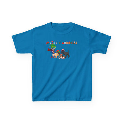 Kids Heavy Cotton™ Tee - Super kiddo woith pet friends - [[{"value":"Wonderwear Kid"}]]