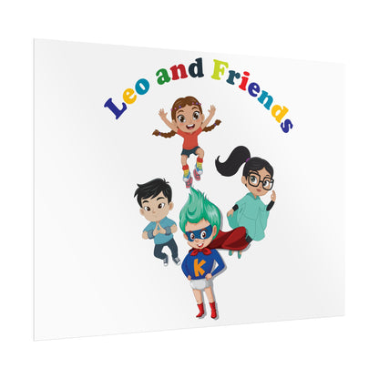 Rolled Posters - Leo & Friends - [[{"value":"Wonderwear Kid"}]]
