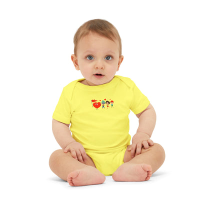 Infant Jersey One Piece - Valentines - Holding hands - [[{"value":"Wonderwear Kid"}]]