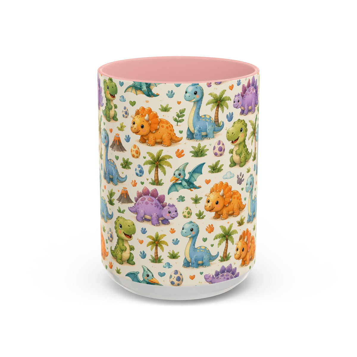 Accent Coffee Mug  (11/15 oz) - Baby Dinosaurs Nursery