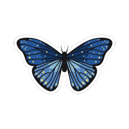 Kiss-Cut Stickers - Blue butterfly Printify