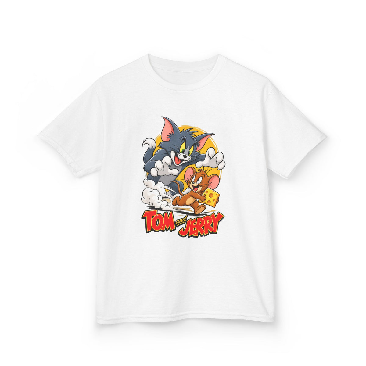 Kids Heavy Cotton™ Tee - Tom and Jerry Cheese Chase