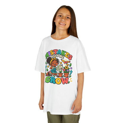 Kids Heavy Cotton™ Tee - Mistakes Help Me Grow