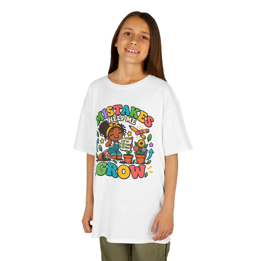 Kids Heavy Cotton™ Tee - Mistakes Help Me Grow