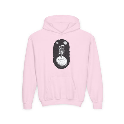Youth Heavy Blend Hooded Sweatshirt - Cosmic Adventure Printify