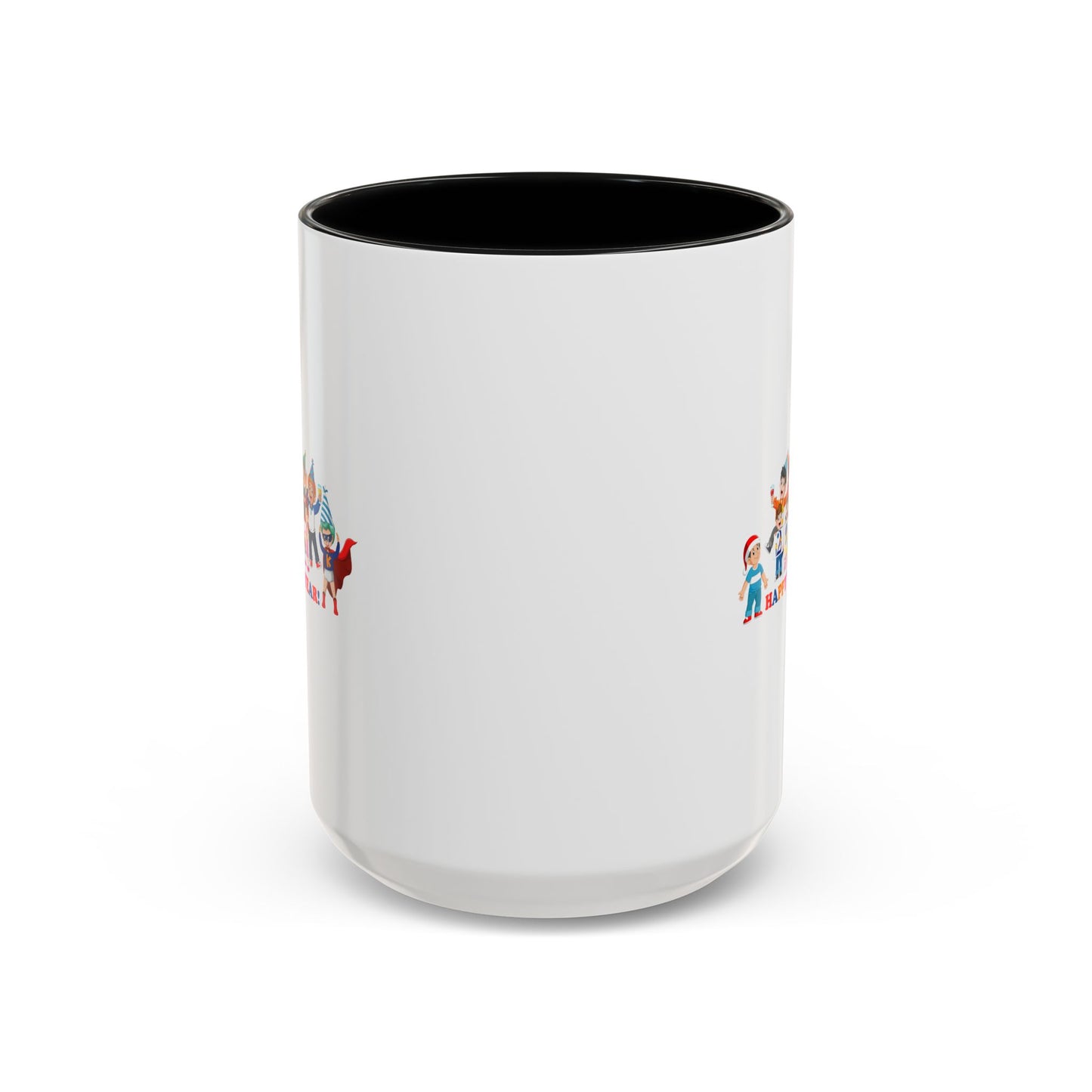 Accent Coffee Mug - Happy new year from super kiddo