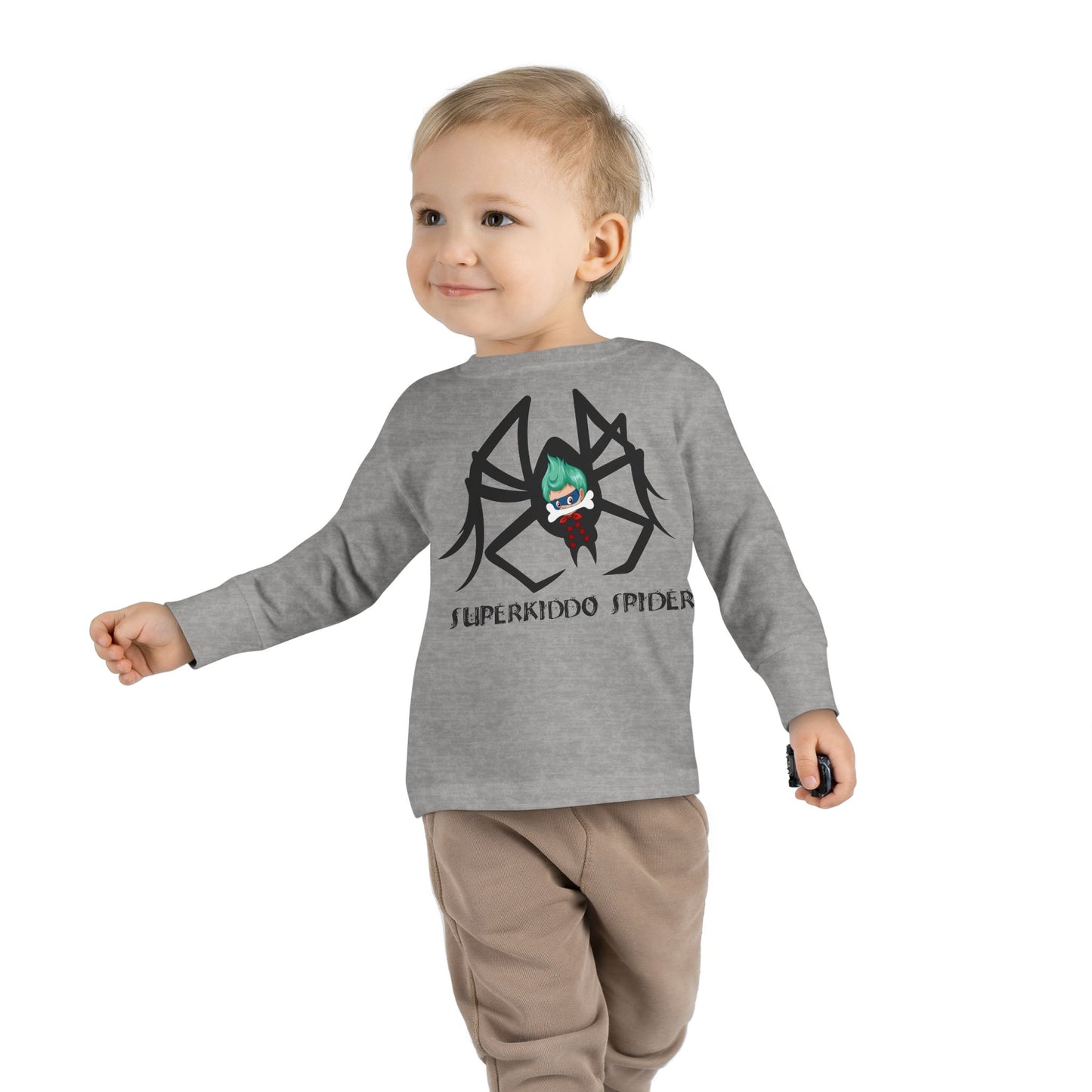 Toddler Long Sleeve Tee - Spider kiddo