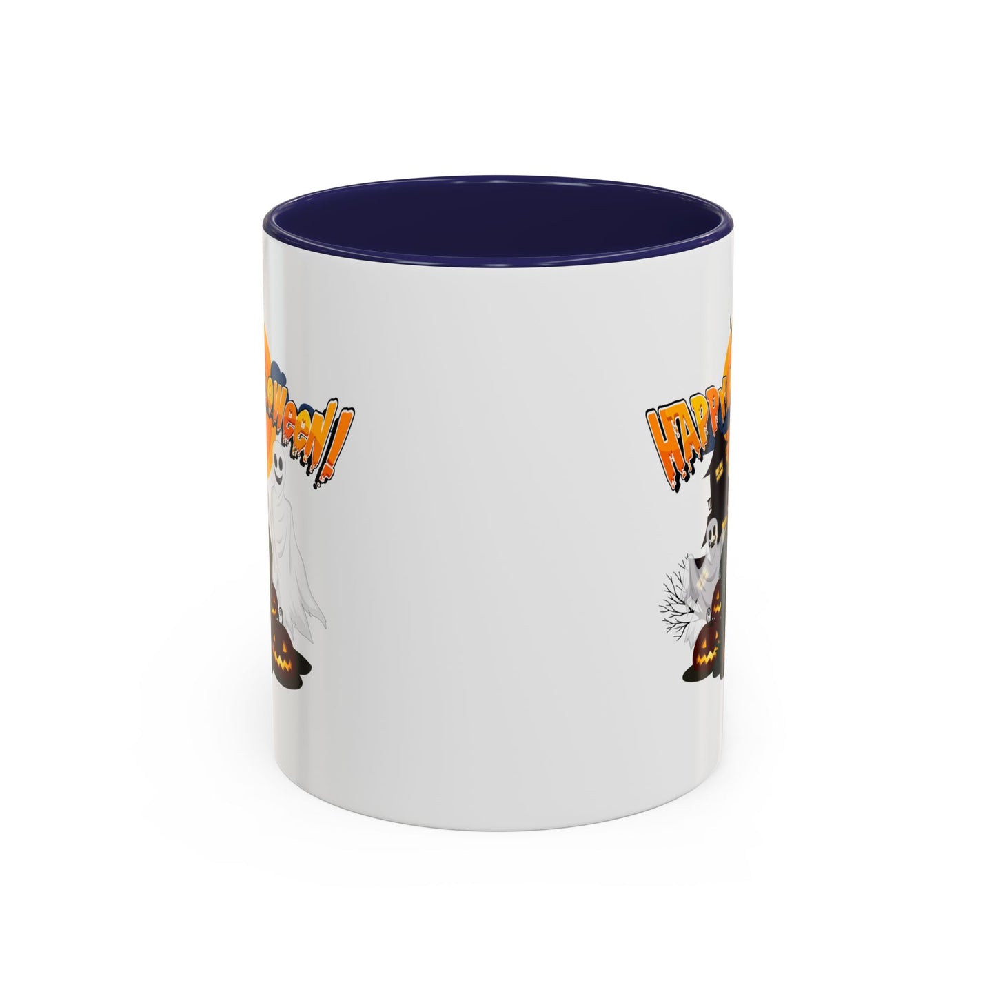 Accent Coffee Mug - Happy holloween - cemetery