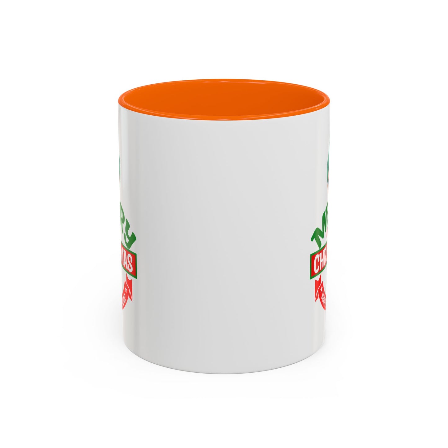 Accent Coffee Mug - Merry chridtmas from super kiddo