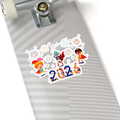 Kiss-Cut Stickers - Super kiddo and other hero - [[{"value":"Wonderwear Kid"}]]