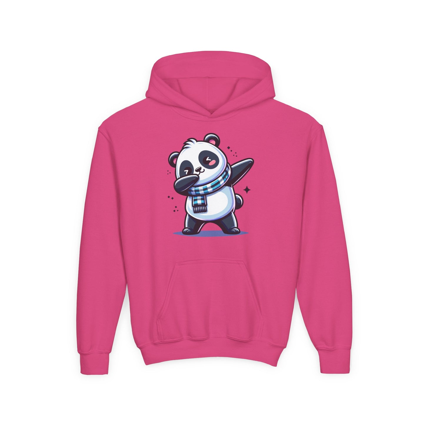Youth Heavy Blend Hooded Sweatshirt - Panda dabbing dance
