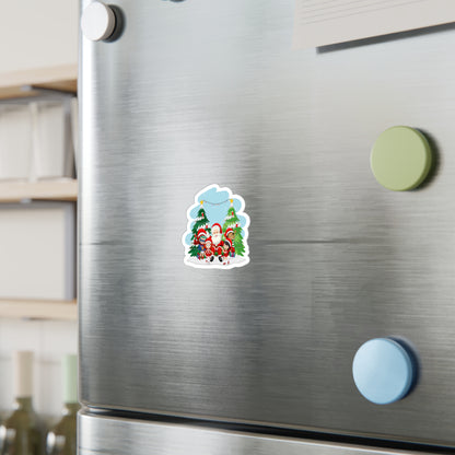 Christmas Kiss-Cut Vinyl Decals – Super kiddo with santa claus - [[{"value":"Wonderwear Kid"}]]
