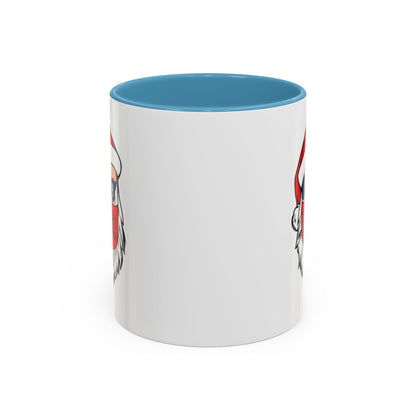 Accent Coffee Mug - Santa Super kiddo - [[{"value":"Wonderwear Kid"}]]