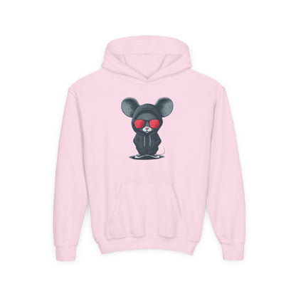 Kids Cool Mouse Hoodie Printify