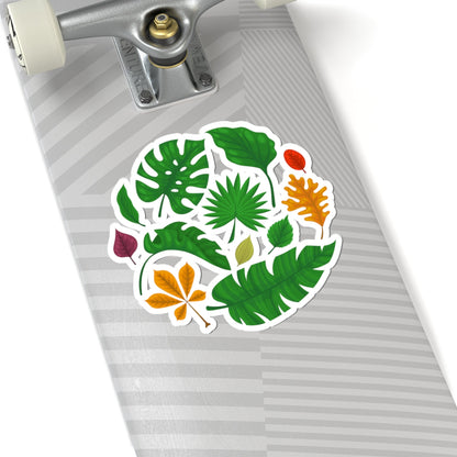 Kiss-Cut Vinyl Decals - Beautiful leaves Printify