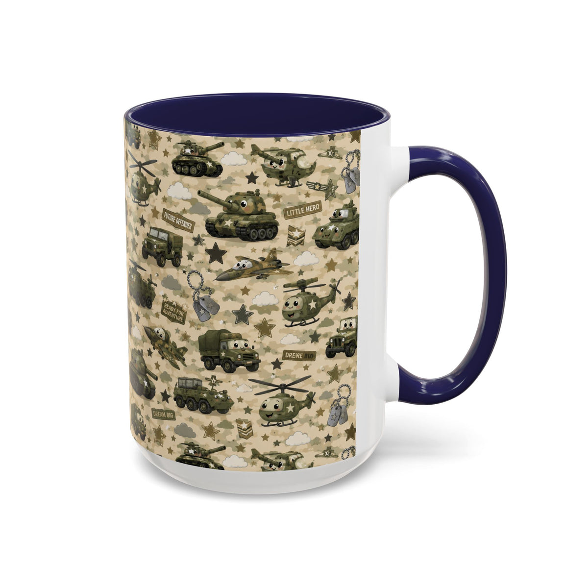 Accent Coffee Mug  (11/15 oz) - Military Kids