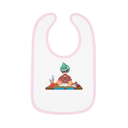 Baby Bib - Super kiddo studying - [[{"value":"Wonderwear Kid"}]]