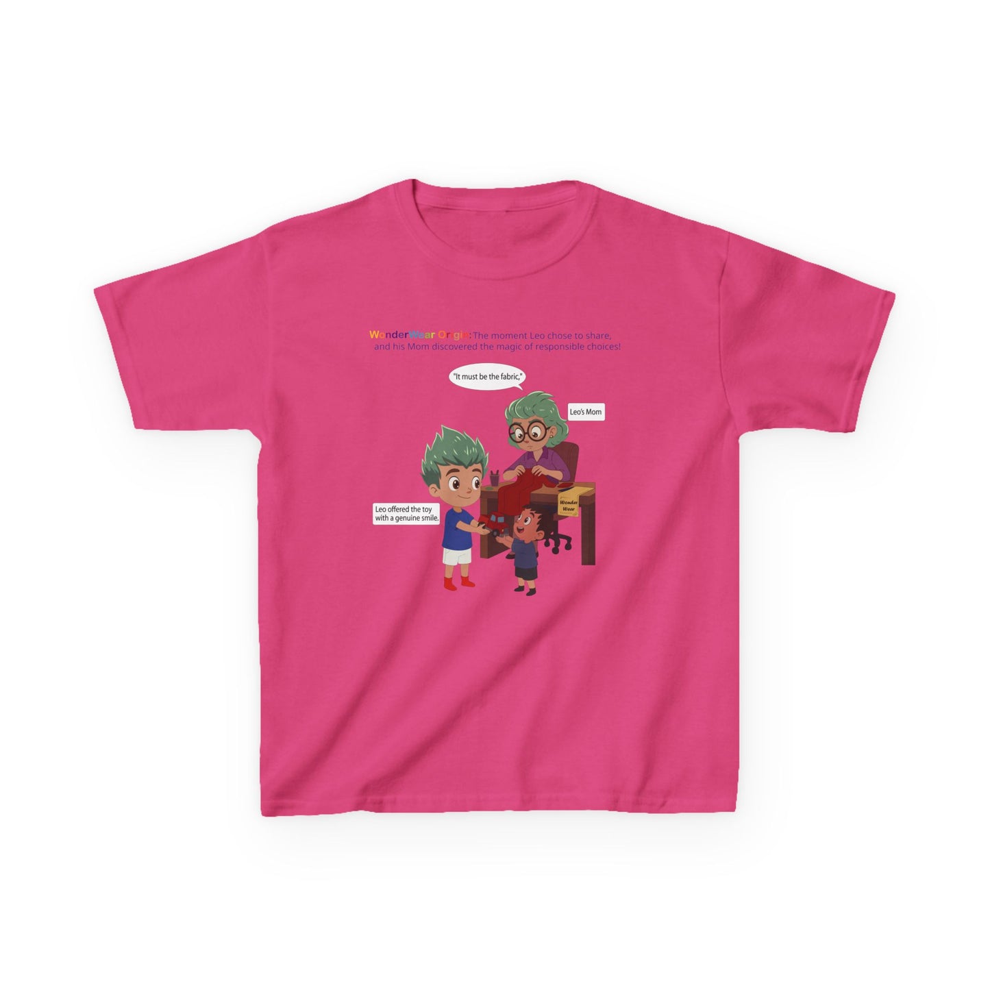 Kids Heavy Cotton™ Tee - WonderWear Origin - [[{"value":"Wonderwear Kid"}]]