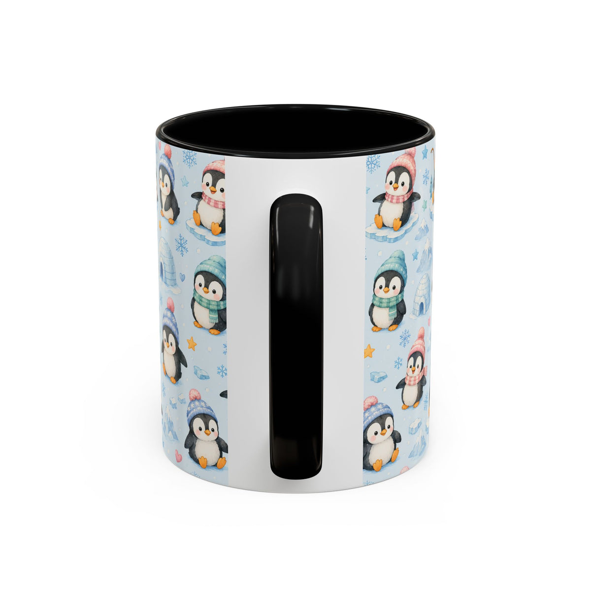 Accent Coffee Mug  (11/15 oz) - Penguin Winter Wonderland