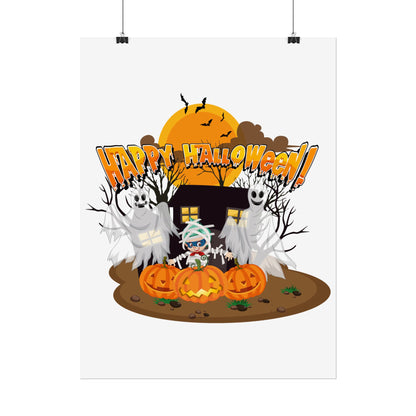 Rolled Posters - Super kiddo with ghost - [[{"value":"Wonderwear Kid"}]]